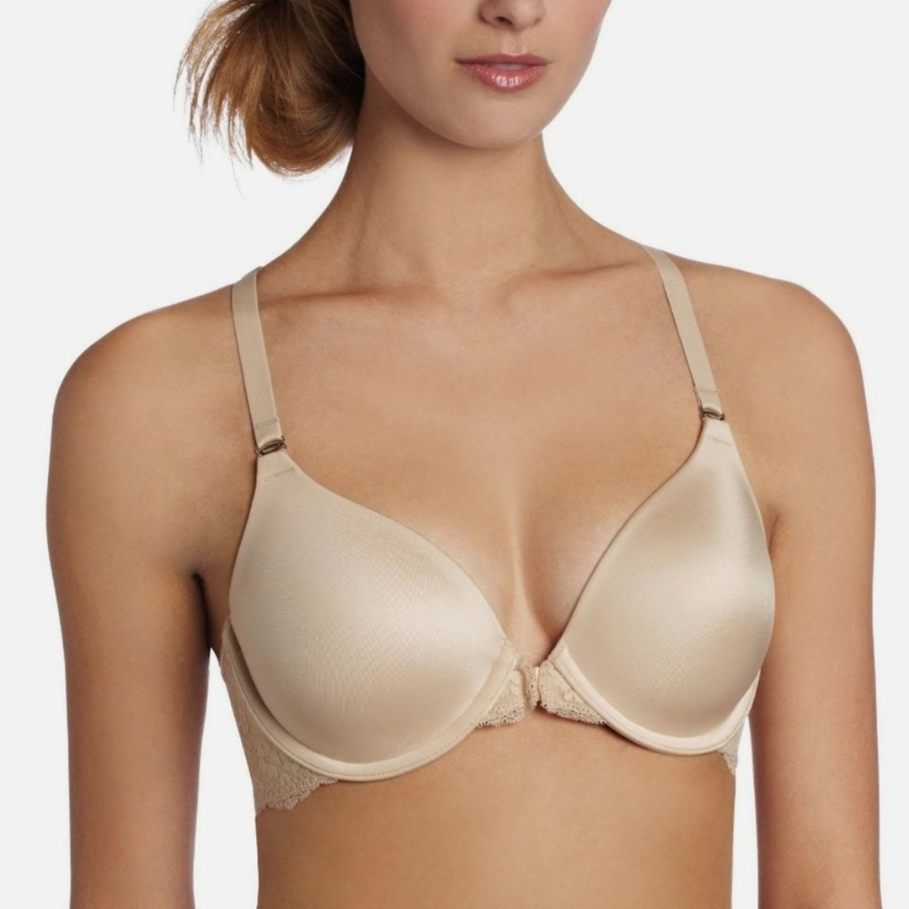 Maidenform 07112 Lace Racerback Front Closure Underwire Bra Size 36DD New